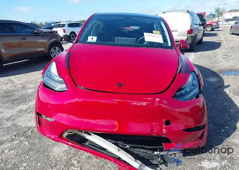 2022 Tesla Model Y Long Range Dual Motor All-Wheel Drive from USA, damaged, VIN 7SAYGDEE1NF385414